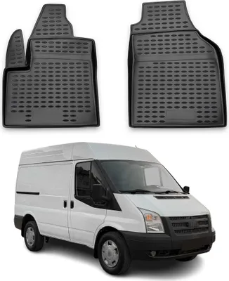 Immagine prodotto di OMAC tappetini in gomma per Ford Transit 2006-2021 TPE tappetini auto nero 2x