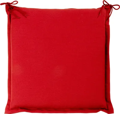 Produktbild von Hockerauflage - Rot - 45 x 47 cm - unifarben