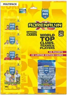 Produktbild von Panini Adrenalyn XL FIFA365 2025 2026 25/26 Football Cards – Multipack