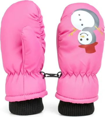 Produktbild von Handschuhe Kinder, Einfinger-Skihandschuhe, Snowboard, zum Rodeln, für Winterspaß Rosa