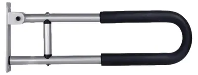 Image de Barres d'appui pliables - Barres de maintien en aluminium pour salle de bain et toilettes