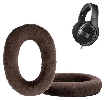 Produktbild von kwmobile 2x Velours Ohr Polster für Sennheiser HD 559 / 569 / 599 Ohrpolster - Ersatz Ohrpolster - Kopfhörer Ersatzteile - Kopfhörer Ersatzpolster für