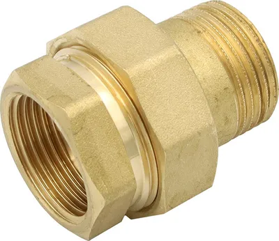 Produktbild von Messing Verschraubung 1 Zoll IG/AG DN25 Rohrverschraubung Gewindefitting Fitting