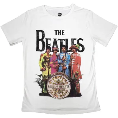 Immagine prodotto di Maglietta da donna The Beatles Sgt Pepper White L