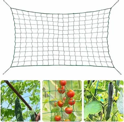 Immagine prodotto di Rete per piante 2 x 5 m, rete per cetrioli, rete per piante rampicanti, rete per serra, rete per cetrioli, rete rampicante per giardino, rete per serra