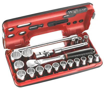 Obrázok produktu pre Sada nástrčných kľúčov Facom 1/2Z D-Box, 21 ks