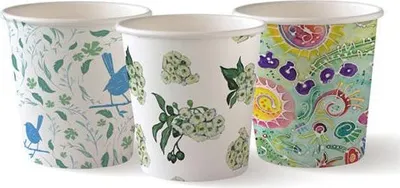 Produktbild von Pappbecher „Art Series“ 120 ml 50 Stück.