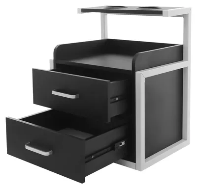 Zdjęcie produktu dla Szafka ścienna, 2 szuflady, nowoczesny design, kolor czarny