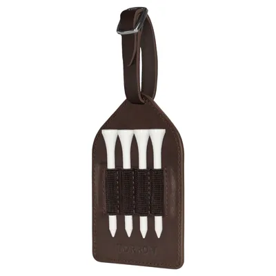 Produktbild von TORRO Golf-Tee-Halter aus Leder - Dunkelbraun