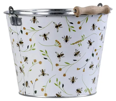Produktbild von Eimer mit Bienenaufdruck, Mehrfarbig