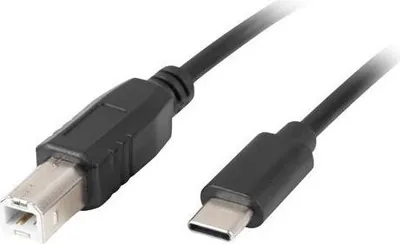 Obrázok produktu pre Lanberg Usb C Konektor Na Usb B 2.0 Konektor Kábel 1,8 M Čierny