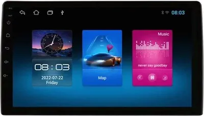 Immagine prodotto di Autoradio con Bluetooth e CarPlay per FIAT 500 (2007-2014), compatibile con Apple e Android, impianto stereo, sistema di navigazione, memoria da 1 GB/16 GB, display da 9 pollici