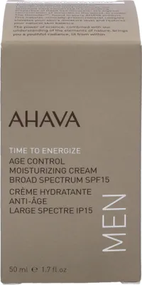 Immagine prodotto di Ahava Men T.T.E. Crema idratante Age Control SPF15
