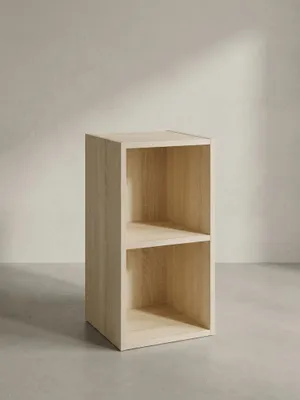Produktbild von Standregal "Cervino": 2 Regalfächer, Melaminharzbeschichtung. Beige, 30x30x60 cm | Kadima Design