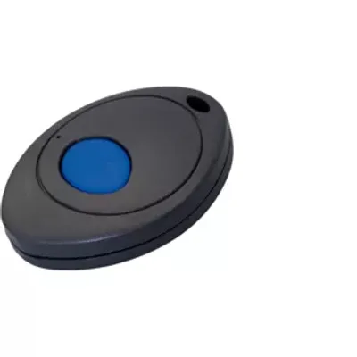 Produktbild von ELTAKO Funktaster-Tracker mit Batterie, anthrazit/blau