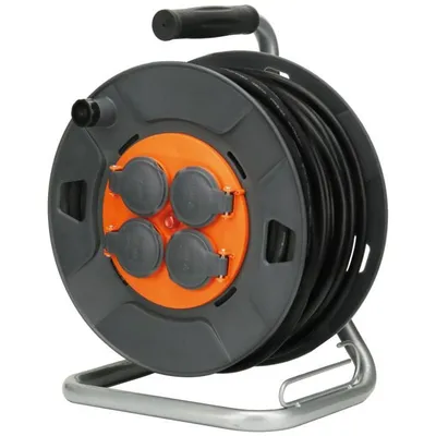 Produktbild von ZENITECH Baustellenrolle IP44 - 4 Buchsen 16A - 3G1,5mm² - 40 m