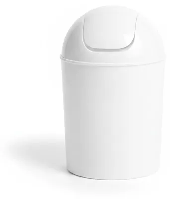 Image de InAndOutdoorMatch - Poubelle - 6 litres - Plastique blanc, Image générée par une IA