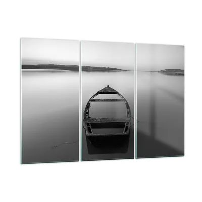Produktbild von Bilder auf glas - 3 Teile - £ódŸ Einsamkeit Leere - 165x110cm - Glasbilder - Wandbilder - Bilder - zum Aufhängen bereit - Wanddekoration aus Glas - Glas Bilder - Wandbild auf Glas - GCE165x110-4932