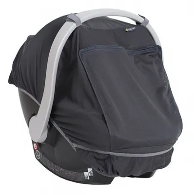 Obrázok produktu pre Zatemňovacia záclona Auto Baby 63 x 30 cm Textil Čierna