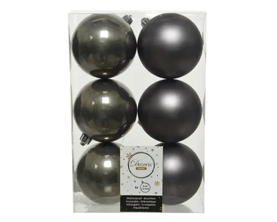 Productafbeelding van Kerstbal kunststof zilver Decoris