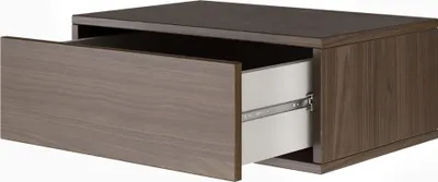 Obrázok produktu pre Selsey Framme - Závesný nočný stolík so zásuvkou, orech s efektom dreva, 50 cm