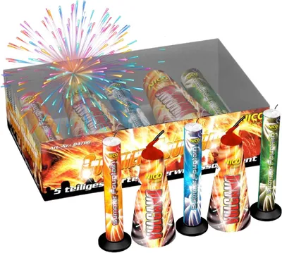Produktbild von 5er-Set Summer Fountains Feuerwerk Silvester Jugendfeuerwerk