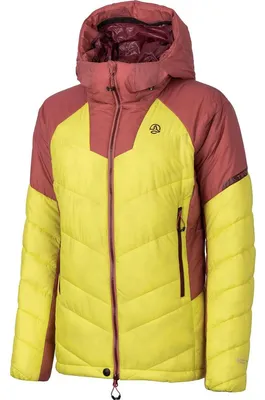 Image de Veste de ski pour femmes Ternua, modèle Amphu Jacket W, couleur jaune, taille M