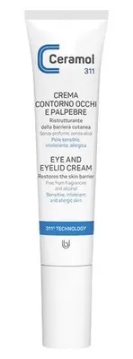 Produktbild von Ceramol Augenpartie Augencreme dermokosmisch für empfindliche, trockene Haut 15 ml