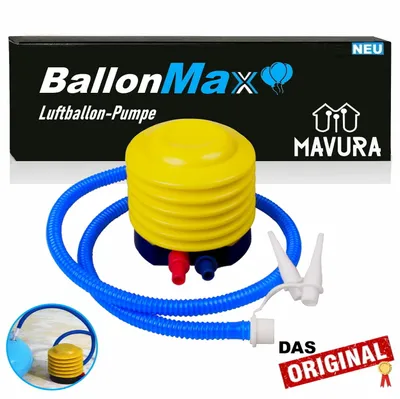 Produktbild von BallonMax Fußpumpe Luftpumpe Tretpumpe Blasebalg für Luftballon Matratzen u.v.m.