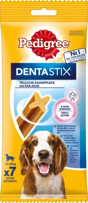 Obrázok produktu pre Pedigree Dentastix pre stredné psy 10 až 25 kg obsah 7 kusov