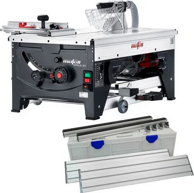 Produktbild von Mafell Erika 85 Unterflur Zugsäge + Tischverlängerung Set Premium 770x150 mm