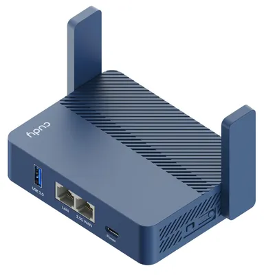 Zdjęcie produktu dla Cudy AX3000, Wi-Fi 6 (802.11ax), Dual-band (2.4 GHz/5 GHz), Przewodowa sieć LAN, Niebieski, Przenośny router