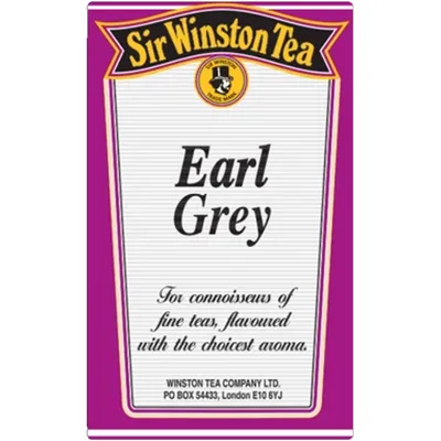 Immagine prodotto di Tè nero Sir Winston Earl Grey aromatizzato all'olio di bergamotto 500g