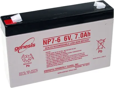 Produktbild von Hawker Enersys Genesis NP7-6 Blei Akku 6 Volt 7000mAh