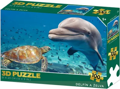 Image de Puzzle 3D - Dauphin et tortue