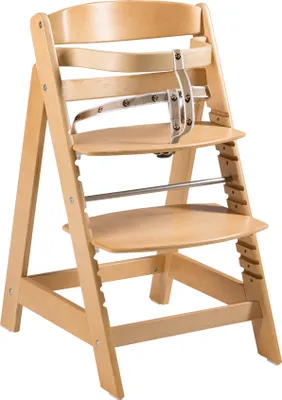 Produktbild von roba Treppenhochstuhl 'Sit Up Click', mitwachsend, innovativer Klickverschluss, Holz, naturfarben