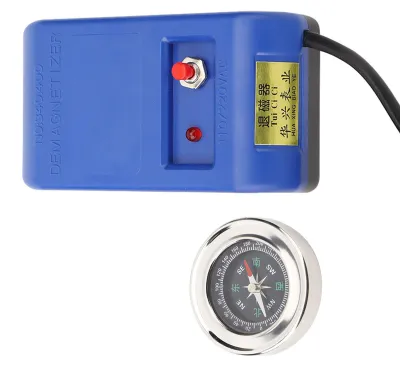 Obrázek produktu pro Sada elektrických demagnetizačních nástrojů a kompasů pro opravy hodinek – demagnetizátor