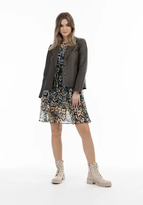 Image de Blazer pour femmes SAPORTA - couleur taupe, taille S