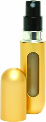 Produktbild von Moderne goldene Parfümflasche in Lippenstiftgröße KP848