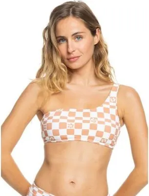 Produktbild von BADEMODE ROXY CHECK IT 2 ASYMMETRISCHER BH - weiß - S