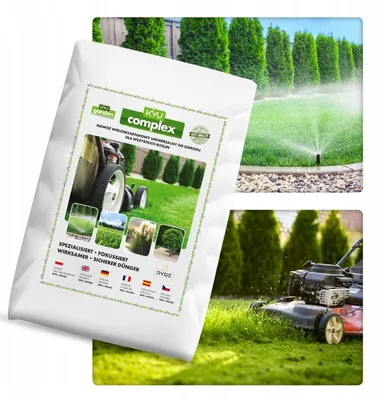 Produktbild von Universal-Dünger für Rasen, Tui, Koniferen und Blumen – KYU Complex 24 kg