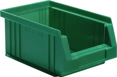 Produktbild von LA-KA-PE Sichtlagerkasten PLK 4 B105xT164xH75 mm grün