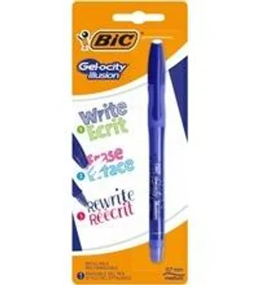 Immagine prodotto di Penna gel cancellabile BIC Gel-ocity Illusion blu 0,7 mm