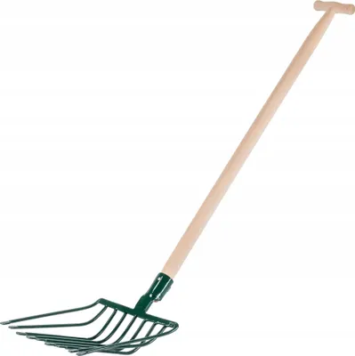Produktbild von Steingabel - Gartengabel - 9 Zinken - Metall - Länge 131 cm