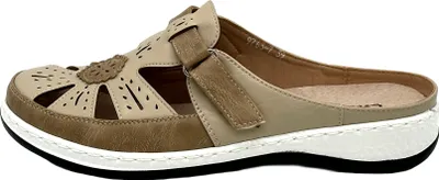 Produktbild von Nowaland Clogs Damen Pantoletten Atmungsaktiv Gartenschuhe rutschfest Strand Sommer Hausschuhe,Beige,36