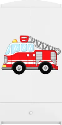 Produktbild von Garderobe Babydreams Feuerwehrmänner Weiß