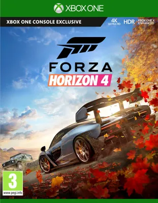 Produktbild von Microsoft Forza Horizon 4 Standard Edition, Xbox One, Xbox One, Multiplayer-Modus, E (Jeder)