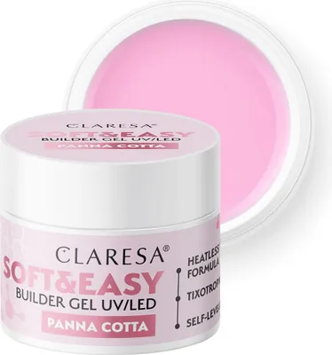 Produktbild von CLARESA Gelknospe SOFT&EASY BUILDER GEL 45 g PANNA COTTA