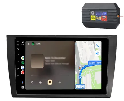 Obrázok produktu pre Autorádio s Androidom 2+64 GB pre VW Golf 6 od roku 2008, navigácia, bezdrôtové pripojenie, CarPlay, Bluetooth, RDS, Wi-Fi, DSP, GPS, DAB+