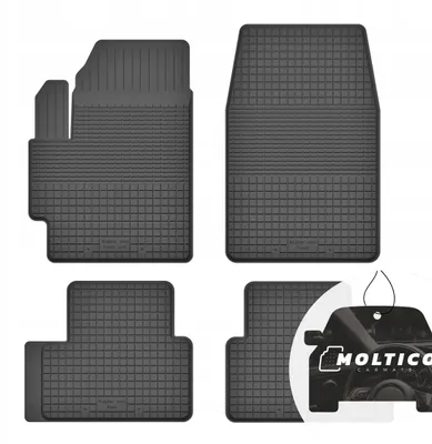 Imagen del producto de Juego de alfombrillas de goma con borde, aptas para todo tipo de clima, para Skoda Citigo (2011-2019)
